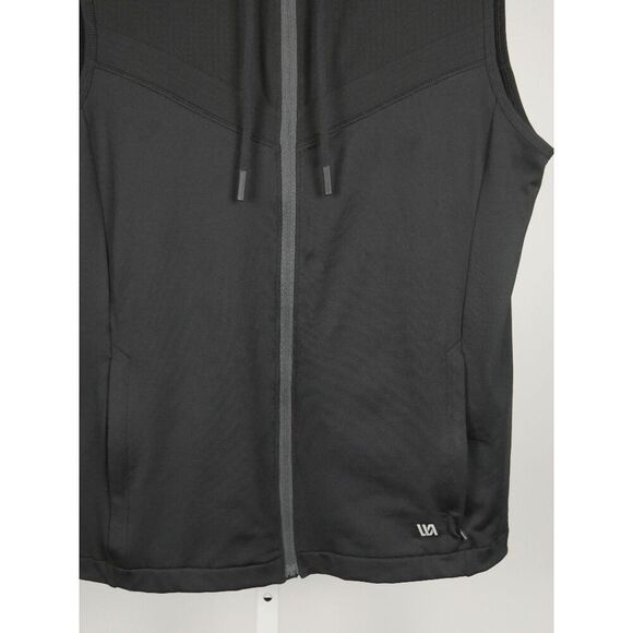 VRST Men's Full Zip Golf Vest Quick-dry Anti-odor Pure Black Small - Picture 3 of 9